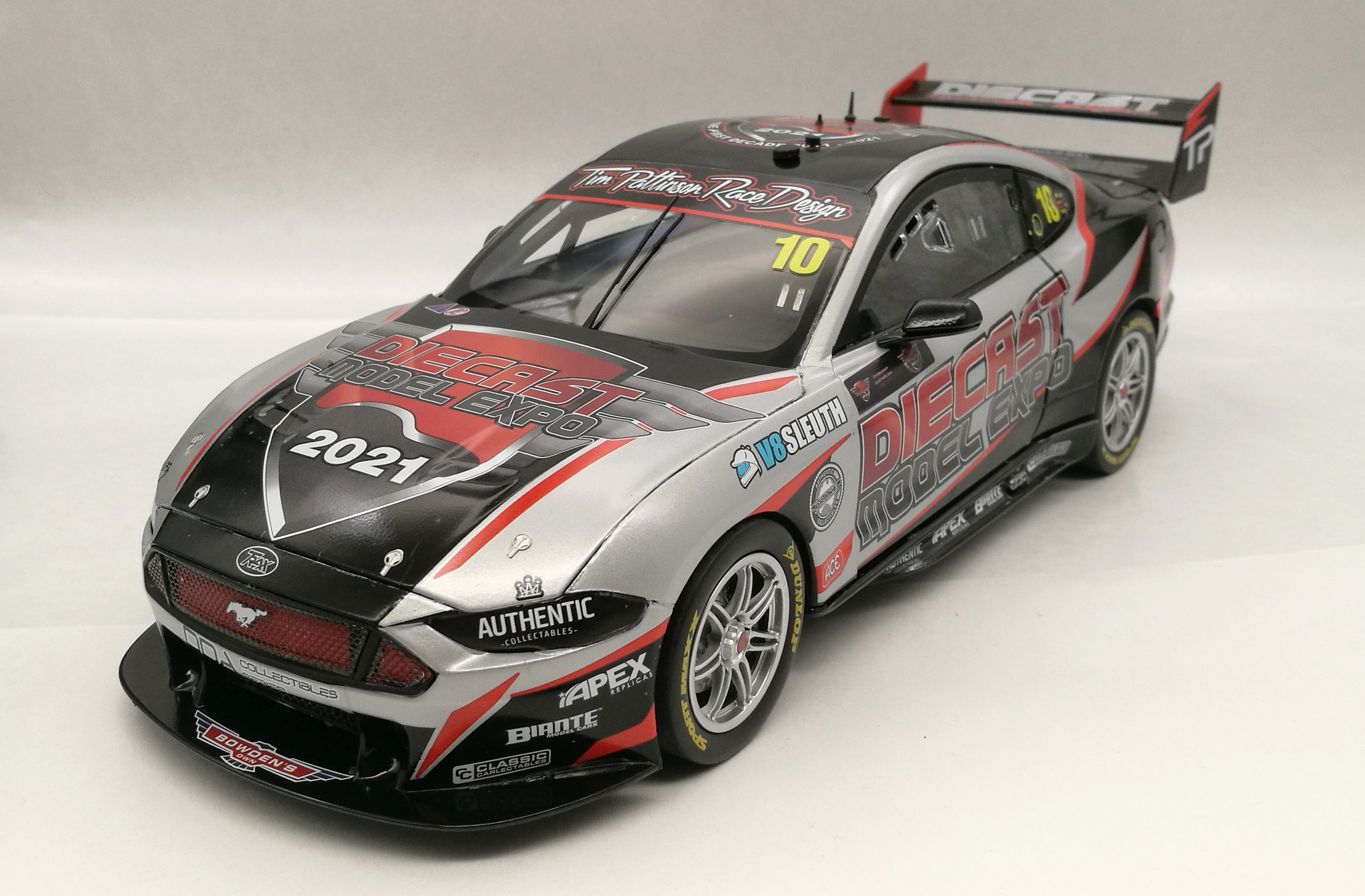 Ford Mustang GT Supercar, Diecast model expo racing team